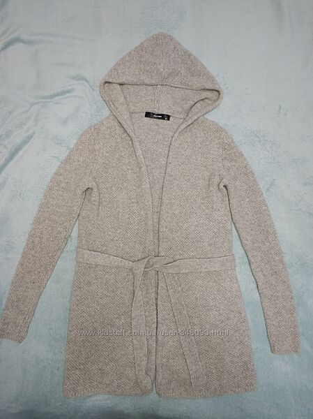 Кардиган с капюшоном Hallhuber XS шерсть кашемир S 