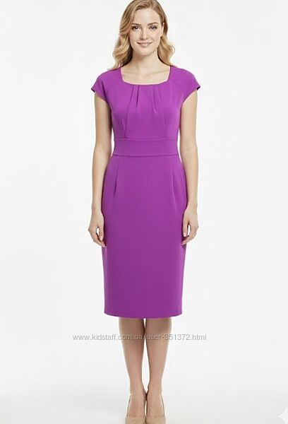 Сиреневое классическое платье dunnes 14uk