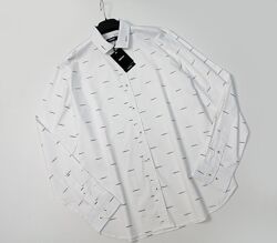 Брендовая мужская белая рубашка Dkny оригинал