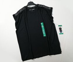 Новая черная свободная футболка Dkny