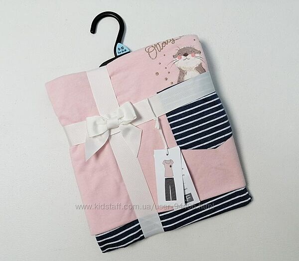 Новая хлопковая пижама футболка и штаны F&F