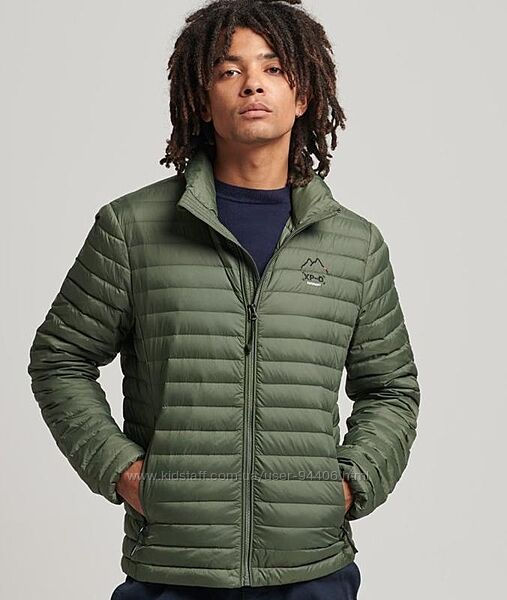 Демисезонная мужская куртка Superdry пух и перо Новая