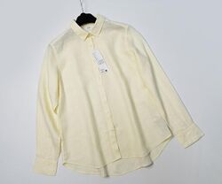 Женская рубашка Uniqlo из льна премиум класса