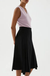 Брендовая Асимметричная юбка со складками COS