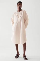 Брендовое длинное свободное платье А-силуэта COS