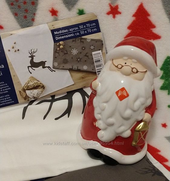 Різдвяний декор  Санта та рушники  Німеччина