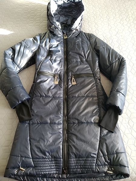MILHAN, зимове тепле пальто-куртка в гарному стані, р.34, 42-44