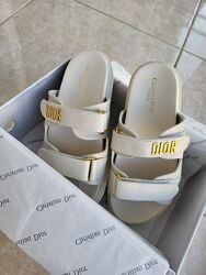 Dior шкіряні Шльопанці 