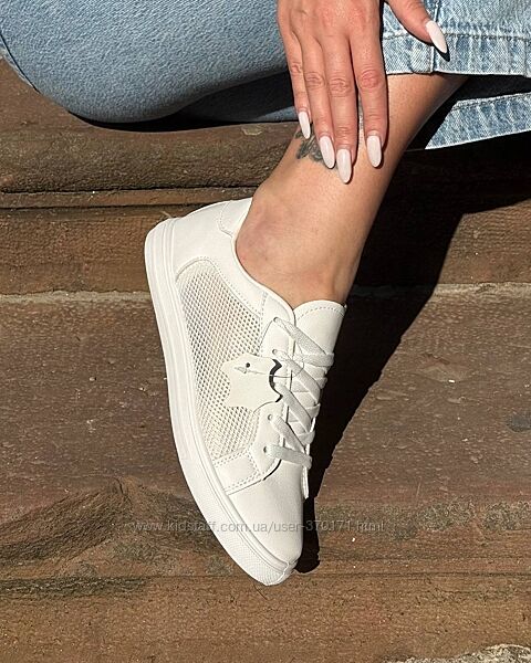 Літні Кеди із сіточкою 