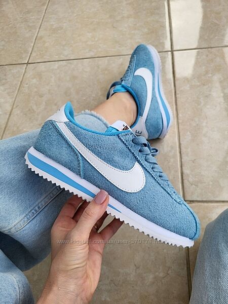 Замшеві Nike Cortez, багато кольорів 