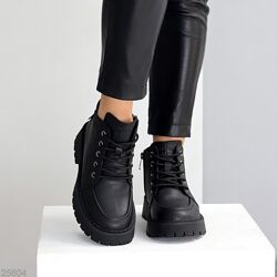 Стильні натуральні Демі черевики, ботінки в трьох кольорах