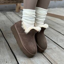 Замшеві угги Автоледі 