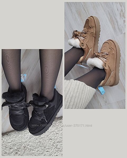 Теплі Кросівки Ugg, уггі на шнурівці 