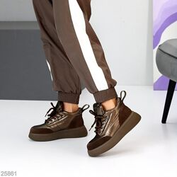 Зимові натуральні дуті Кросівки 