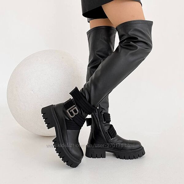 Стильні масивні ботфорти єврозима 