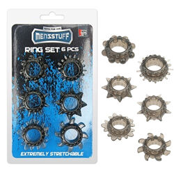 Набір з 6 ерекційних кілець menzstuff ring set 6pcs Dream Toys