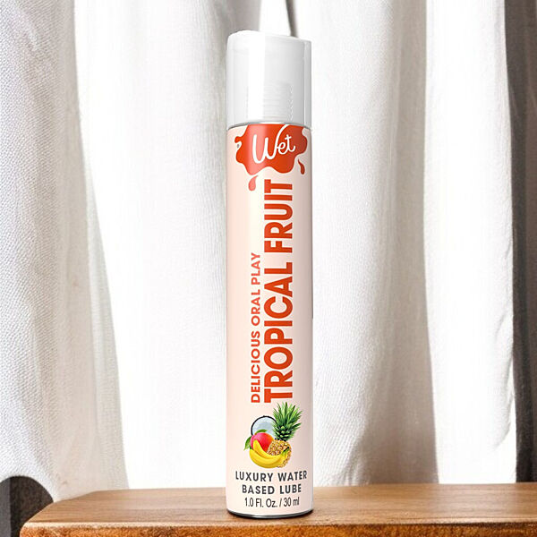 Їстівний смачний лубрикант Wet Oral Play Tropical Explosion 30 мл без цукру