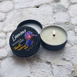 Масажна свічка Lamour з ароматом ірису та бурштинового мускусу 30 мл