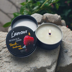 Масажна свічка Lamour ароматна свічка масло для масажу тіла 30 мл