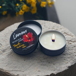 Масажна свічка Lamour ароматична для пар квітково-фруктова суміш 30 мл