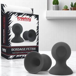 Силіконові помпи для сосків Fetish Nipple Suckers для збуджуючих ігор