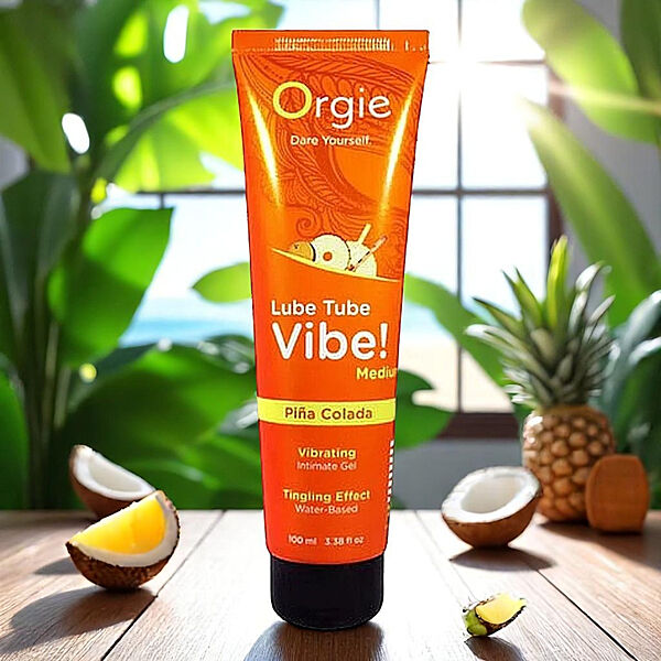 Збудливий лубрикант Orgie Pina Colada зі смаком коктейлю з вібрацією