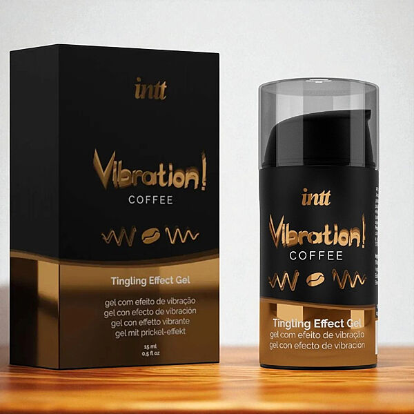 Рідкий вібратор з ароматом кави для яскравих відчуттів 15 мл Coffee Intt