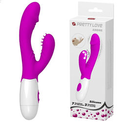 Вагінальний вібратор з кліторальним масажером Pretty Love Andreвід Baile