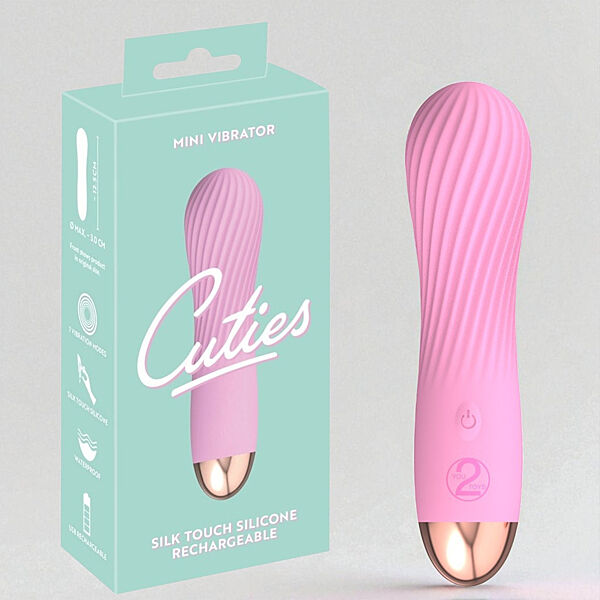 Вібратор Cuties Mini Vibrator акумуляторний для жінок рожевий