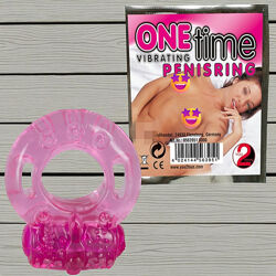 Ерекційне віброкільце для пеніса One Time Vibrating Penisring