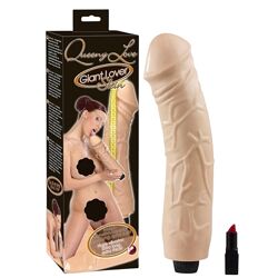 Вібратор гігант Queeny Love Giant Lover для жінок великий потужний