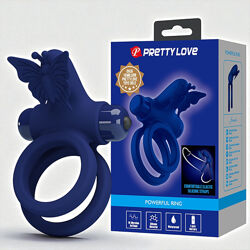 Ерекційне віброкільце Pretty Love Powerful Vibro Butterfly для пеніса