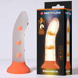 Фалоімітатор на присосці Pretty Love Magical Nightfall який світиться