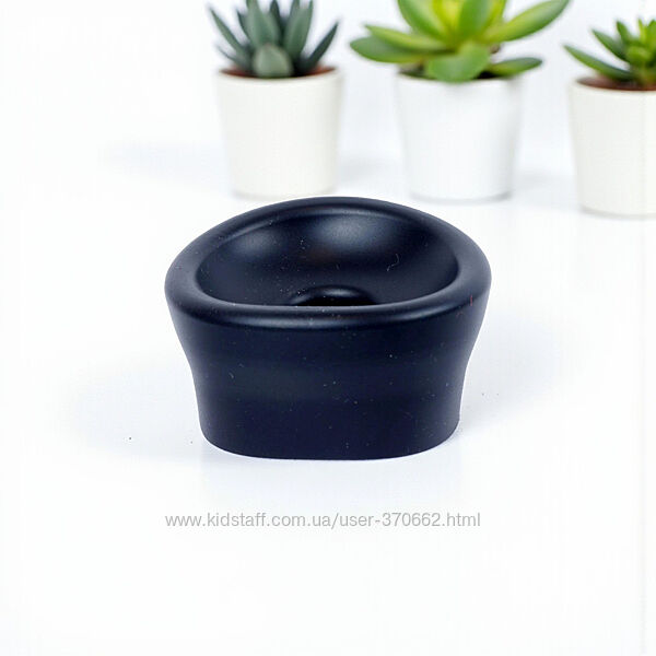 Насадка на вакуумну помпу для чоловіків мяка чорна для щільного прилягання