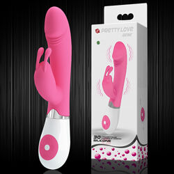 Вагінальний вібратор з клиторальным відростком Pretty Love Gene Baile