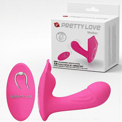 Вібратор в трусики з вагінальним стимулятором та пультом Pretty Love Walke