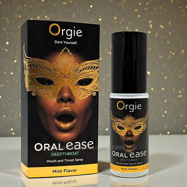 Спрей для орального сексу Orgie Oral Ease мятний для глибокого мінету 15мл