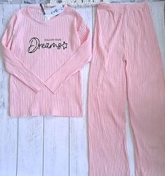 Піжама бавовняна в рубчик. 