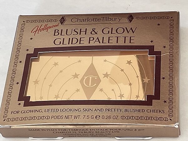 Палетка румяна та хайлайтер charlotte tilbury blush & glow glide