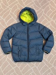 Куртка пуховик бу фірми OVS на хлопчика 7-8 років