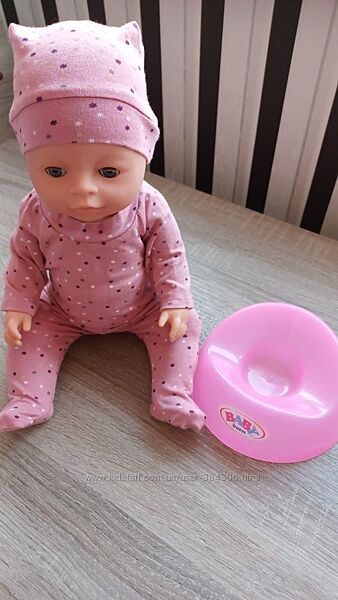 Лялька Baby Born 43 см, оригінал одяг і горщик в подарунок 