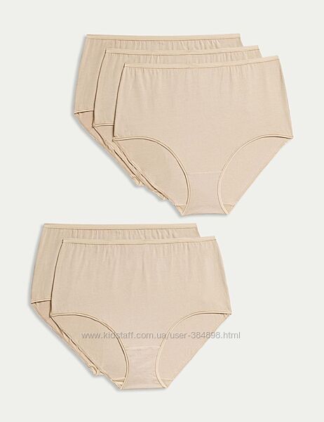 Набор трусиков из модала Marks&Spencer модель Full briefs р.12-20