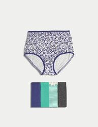 Набор трусикиFull briefs Marks&Spencer высокая посадка р.10, 12,22,24