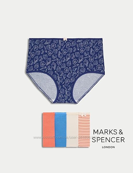 Набір трусики Marks&Spencer модель Full briefs висока посадка