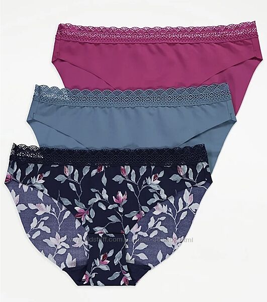 Трусики George з мереживом, набір 3 шт. , розмір М12