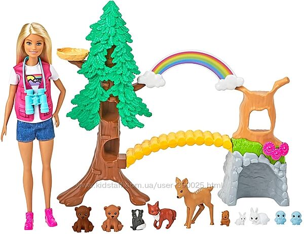 Интерактивный игровой набор Барби Barbie Wilderness Guide Interactive