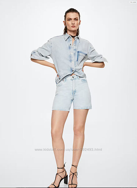 шорти джинсові бермуди mango