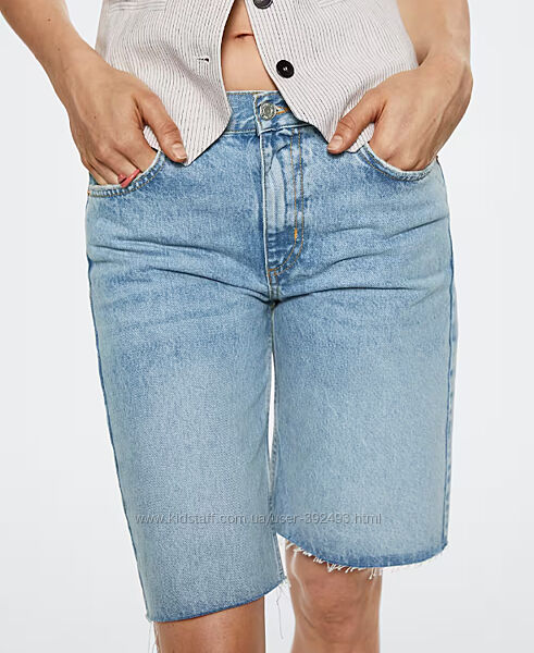 шорти джинсові бермуди mango