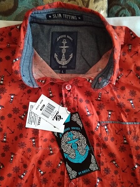 Тенниска, теніска, рубашка, сорочка Drill р. L. Нова