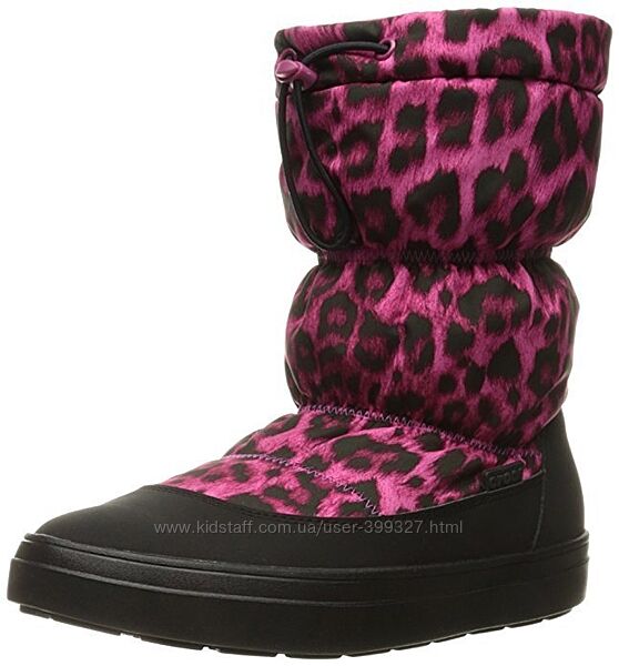 Теплые сапоги, сапожки, чоботи, чобітки crocs us6/36/23,5см. Новые
